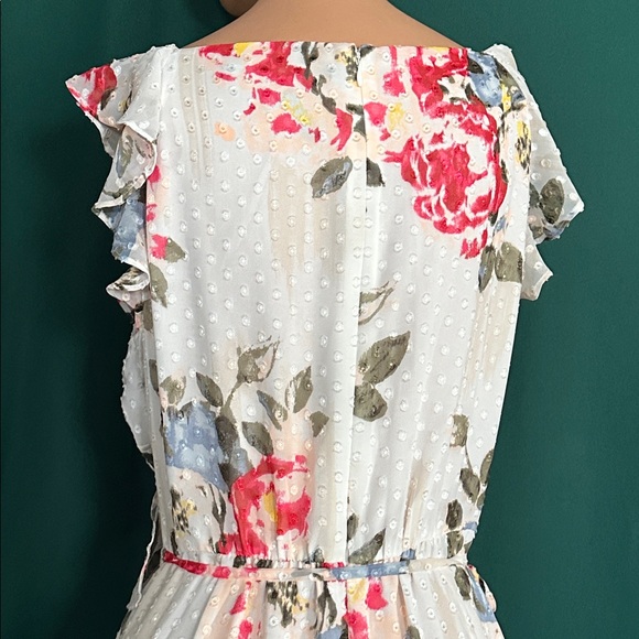 Floral Ruffle Dress - Picture 3 of 4